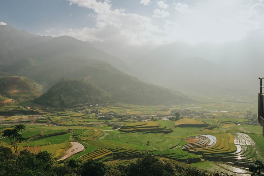 sublime verdant terraced fields in northwestern vietnam